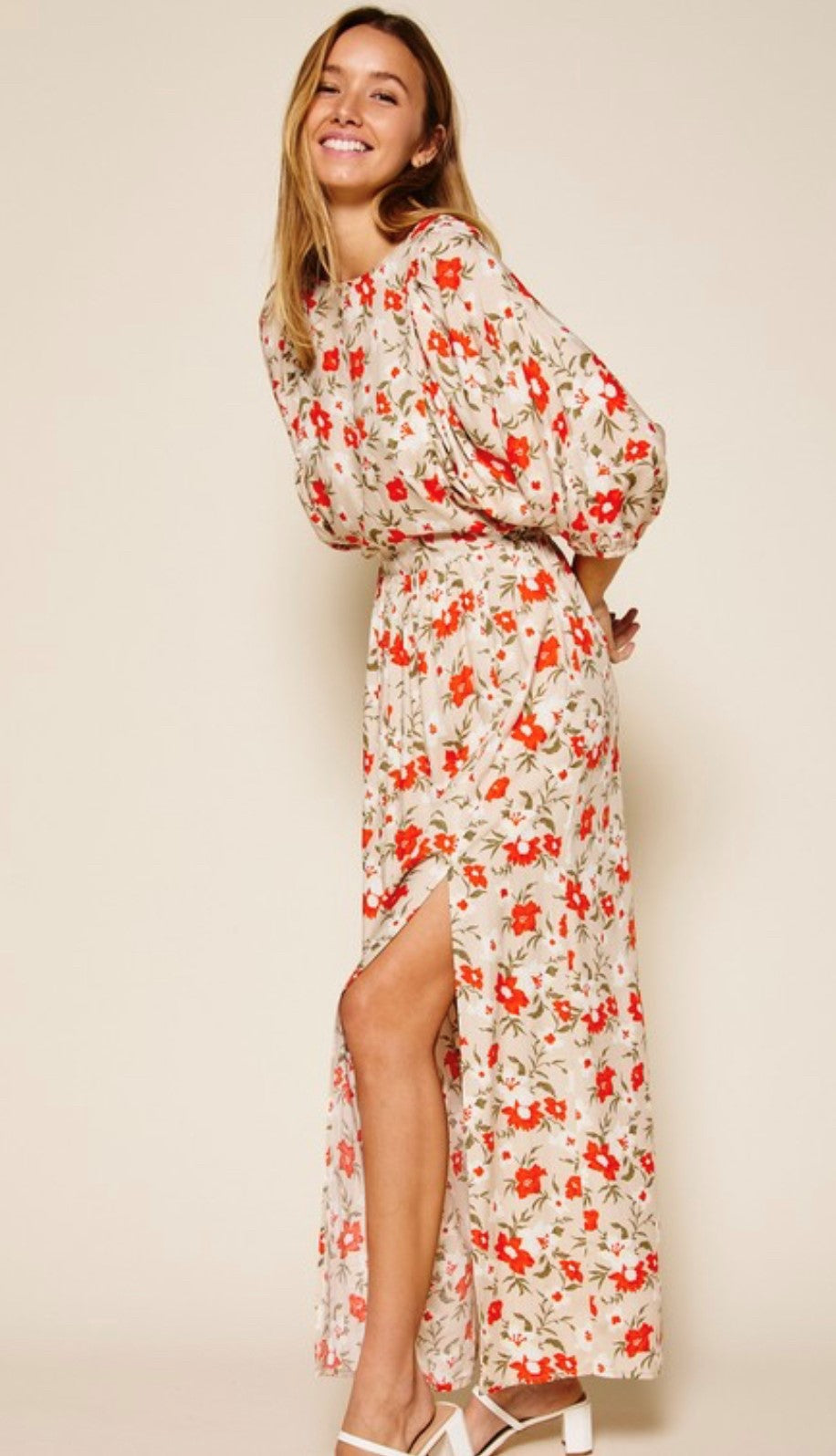 POPPY DRESS | TAUPE
