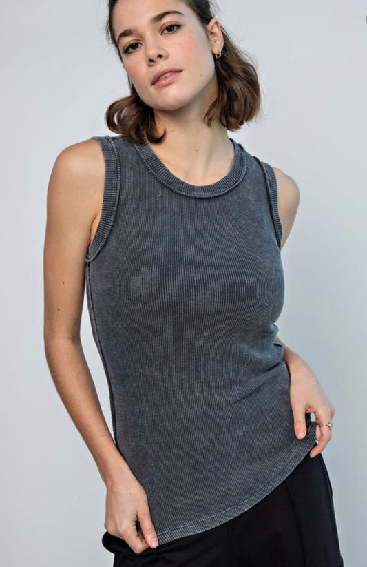 CASUAL DAYS TANK TOP | BLACK