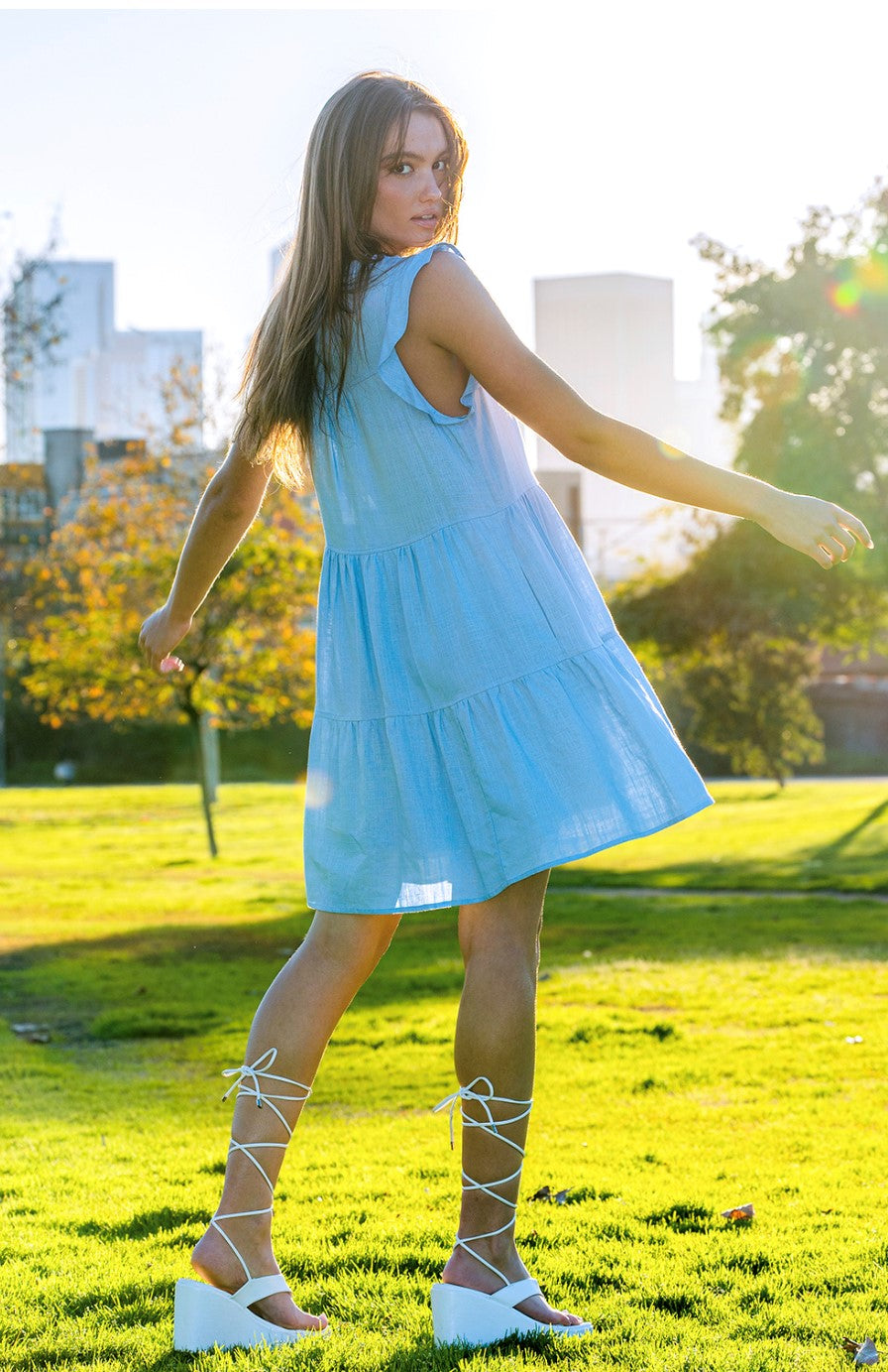 JACQUELYN DRESS | SKY BLUE