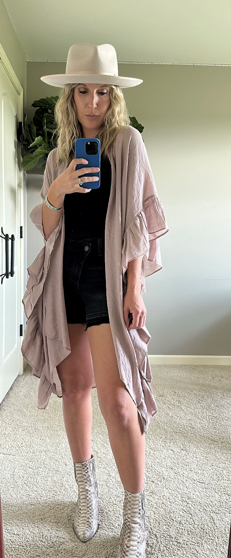 LIZZY KIMONO | MAUVE