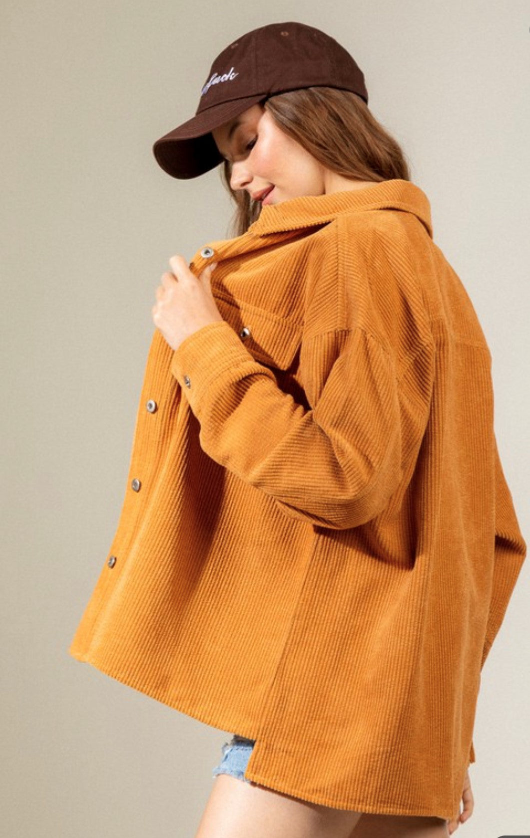 NOW & THEN CORDUROY JACKET | HONEY