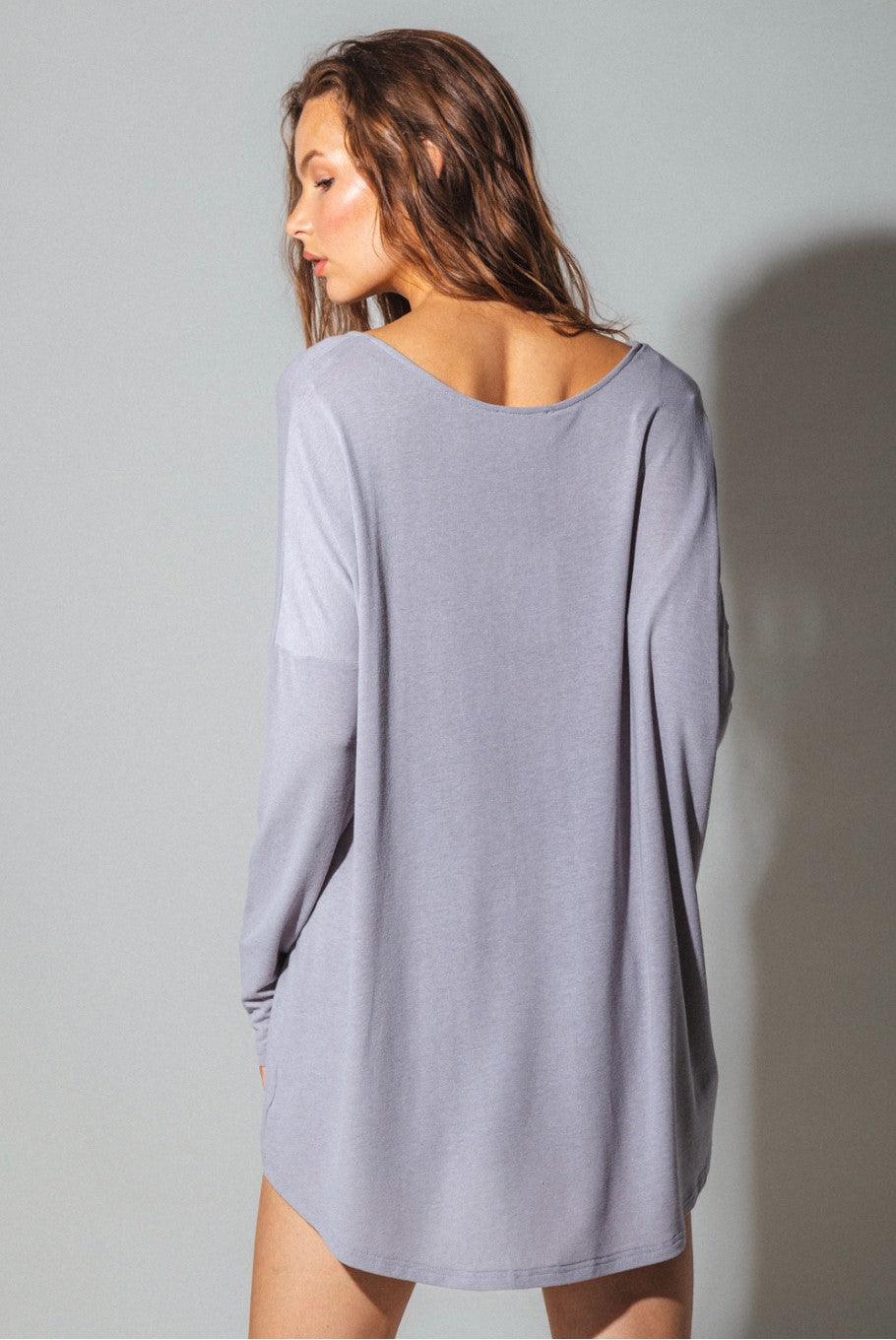 REYNA LONG SLEEVE | SILVER GRAY