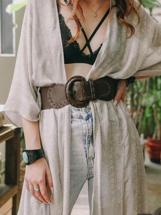 COVE STITCH BELT | BROWN