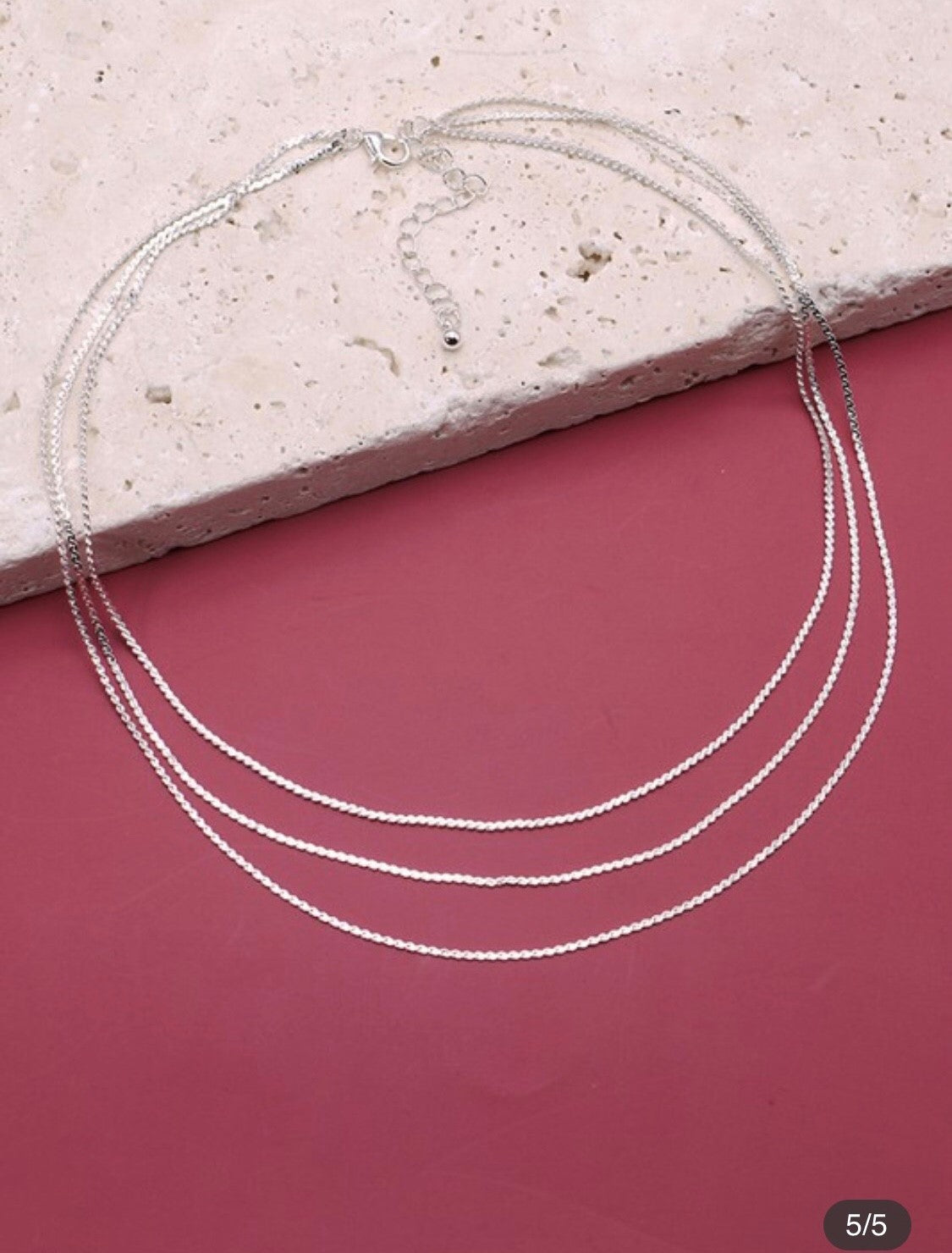 PROVENCE TRIPLE LAYER NECKLACE