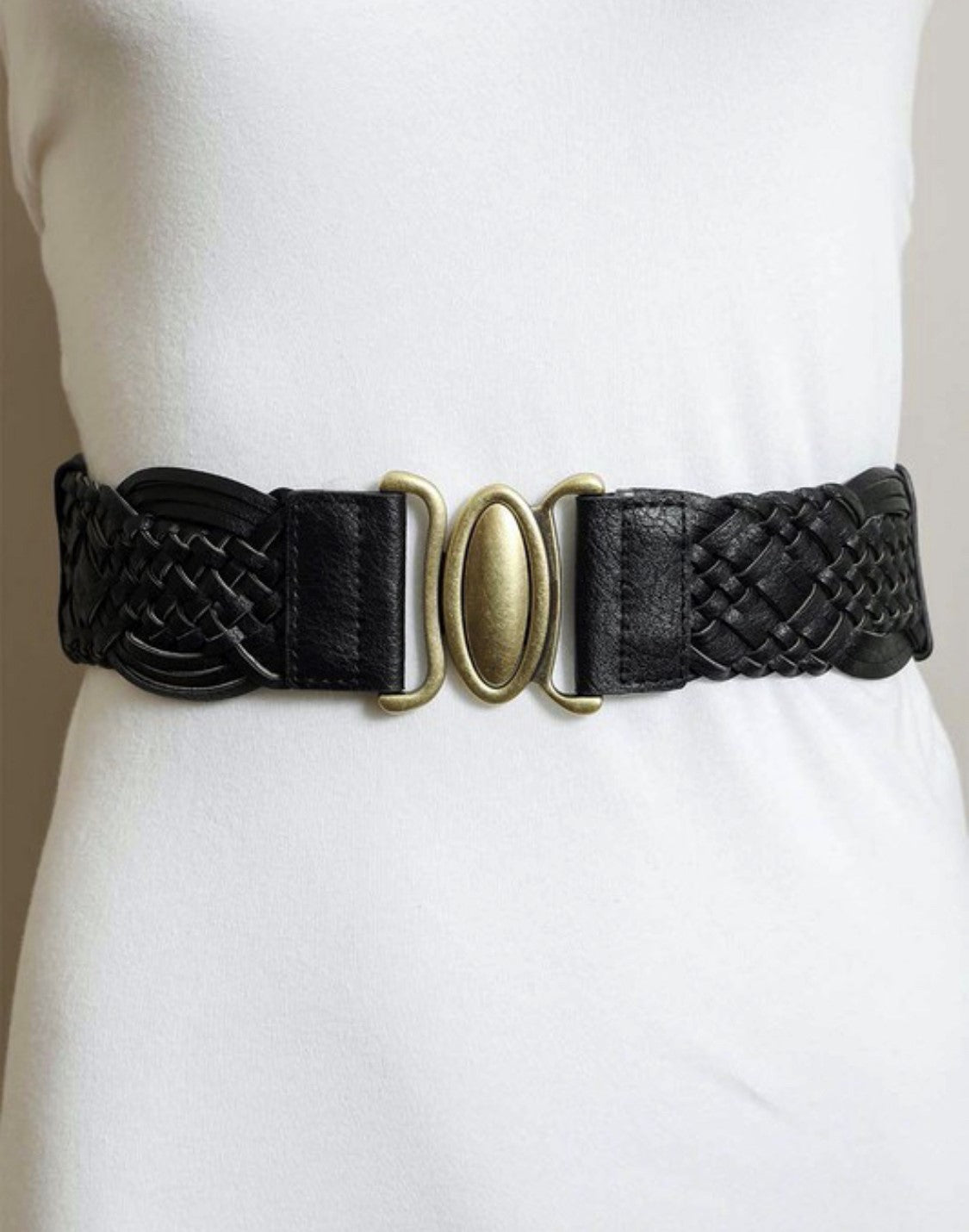 REMI BRAIDED BELT | BLACK