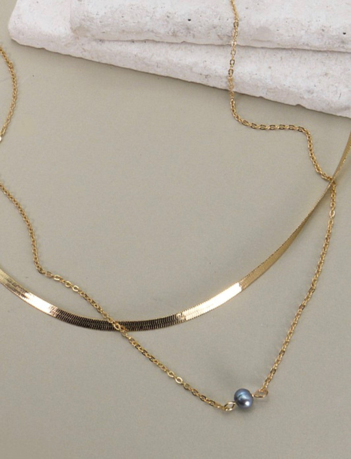 SPARROW MULTI CHAIN NECKLACE | GOLD