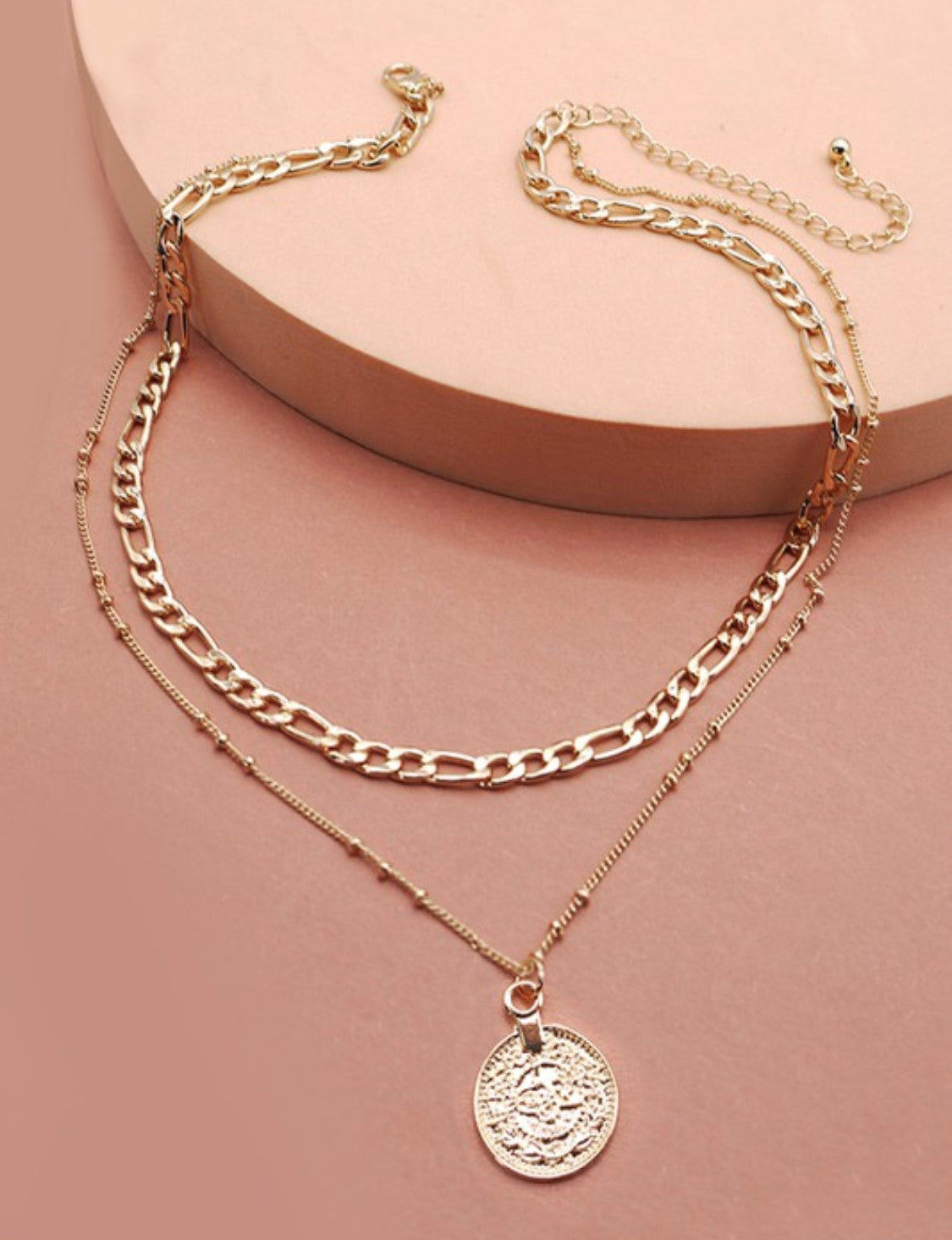 FIGARO MULTI CHAIN NECKLACE | GOLD