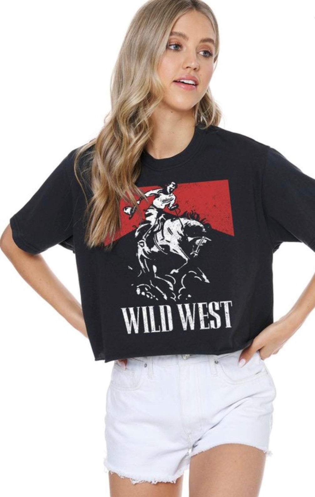 WILD WEST GRAPHIC TEE | BLACK